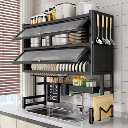 Organizador & Escurridor Doble Gabinete