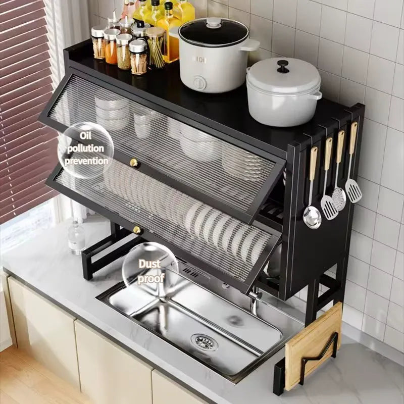 Organizador & Escurridor Doble Gabinete