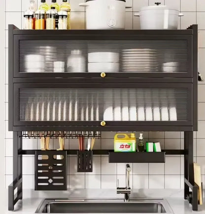 Organizador & Escurridor Doble Gabinete