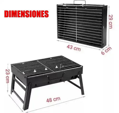 Asador Grande Plegable Portátil