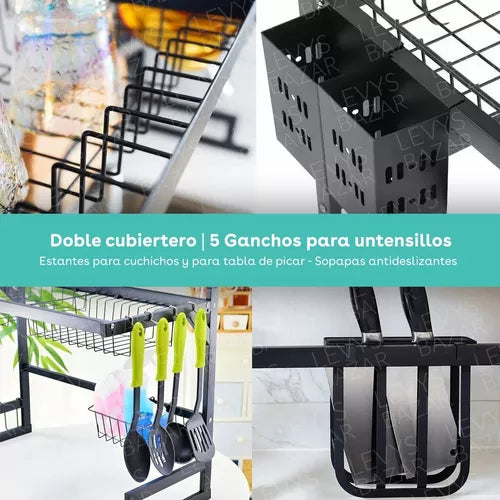 Escurridor y Organizador De Cocina ¡Grande!