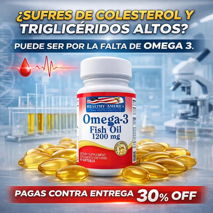 Omega 3 - 1200 Mg - Healthy America