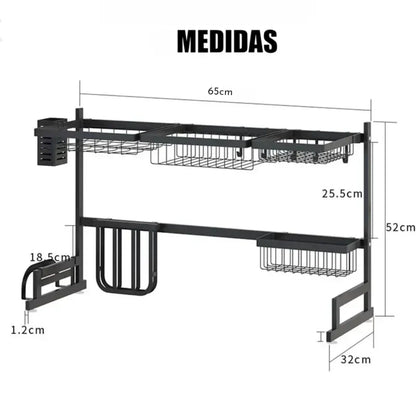Escurridor y Organizador De Cocina ¡Grande!